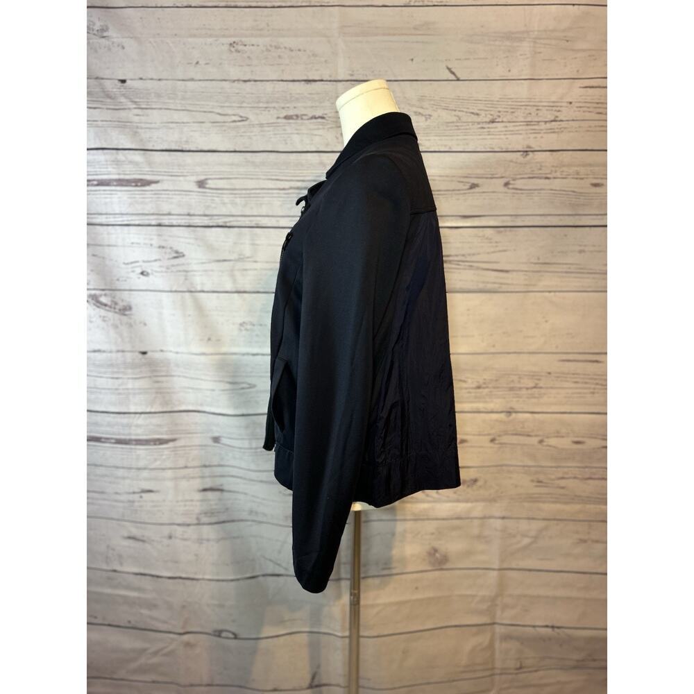 Cabi Chance Asymmetrical Moto Jacket Navy Blue Size M - Picture 4 of 7